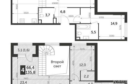 Продажа 4-комн квартиры на вторичном рынке улица Вильгельма Пика,  д. 1