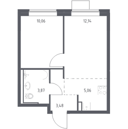 Продажа 1-комн квартиры в новостройке Москва г., Ленинградское ш.,  к. 6