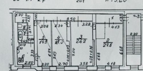4-комн квартира улица Рубинштейна, 12
