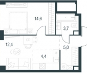 Продать Квартиры вторичка Озёрная улица  к2 