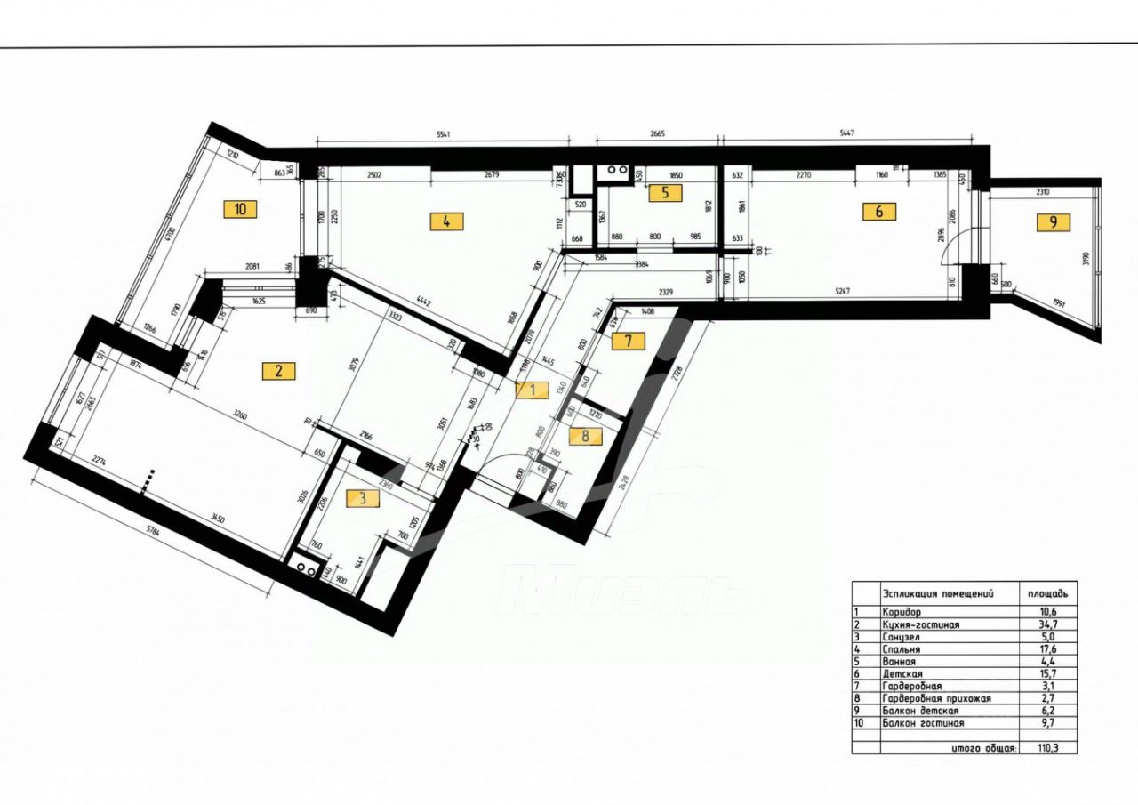 Продажа 3-комн квартиры на вторичном рынке Химки, улица Кудрявцева, 11