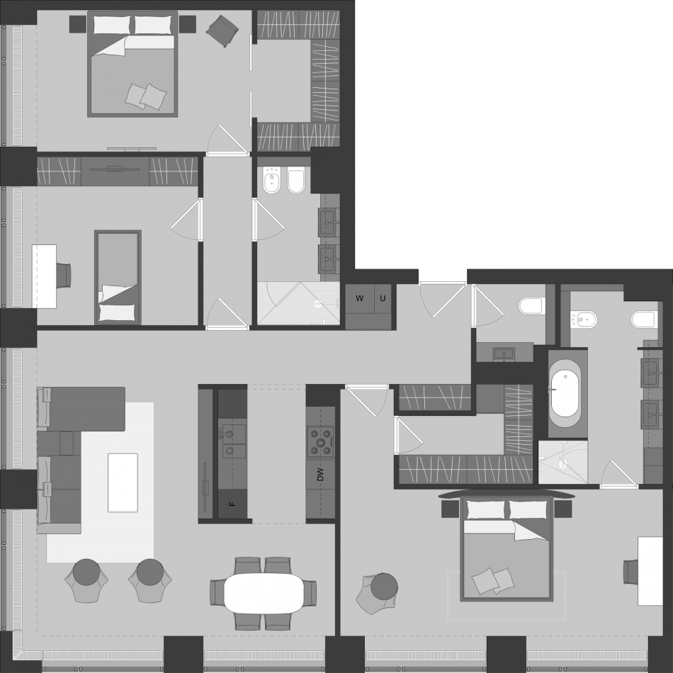 Продажа 4-комн квартиры в новостройке Ленинградский  проспект , д. 37/3