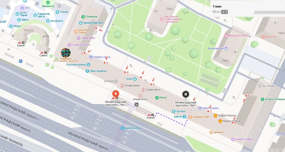 Аренда ПСН Ленинградский пр-кт