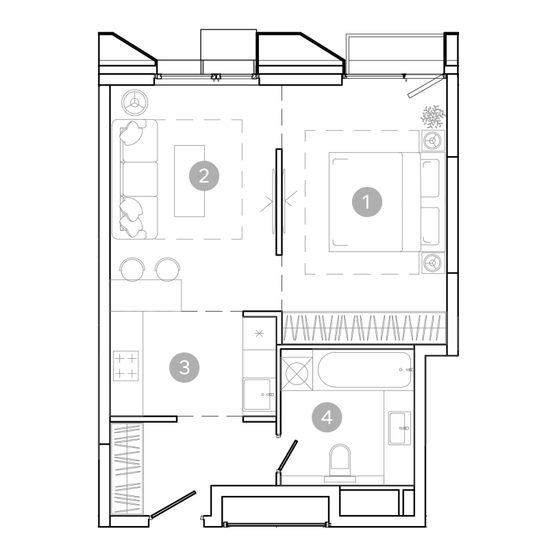 Продажа 1-комн квартиры в новостройке Москва г., 8-я Соколиной Горы ул.,  к. 1