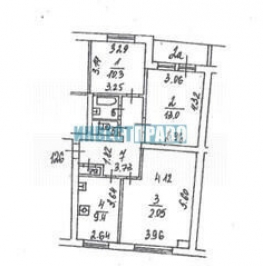 Продажа 3-комн квартиры на вторичном рынке Вражский 1-й пер,  д. 4