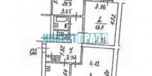 3-комн квартира Вражский 1-й пер,  д. 4