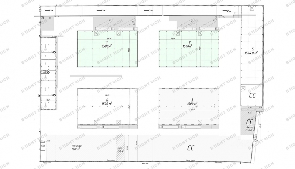 Аренда склада 1-й Верхний переулок,  д. 12