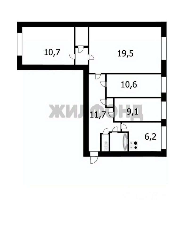 Продажа 4-комн квартиры на вторичном рынке Тихорецкий проспект, 35