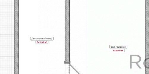 3-комн квартира улица Рылеева, 2/6