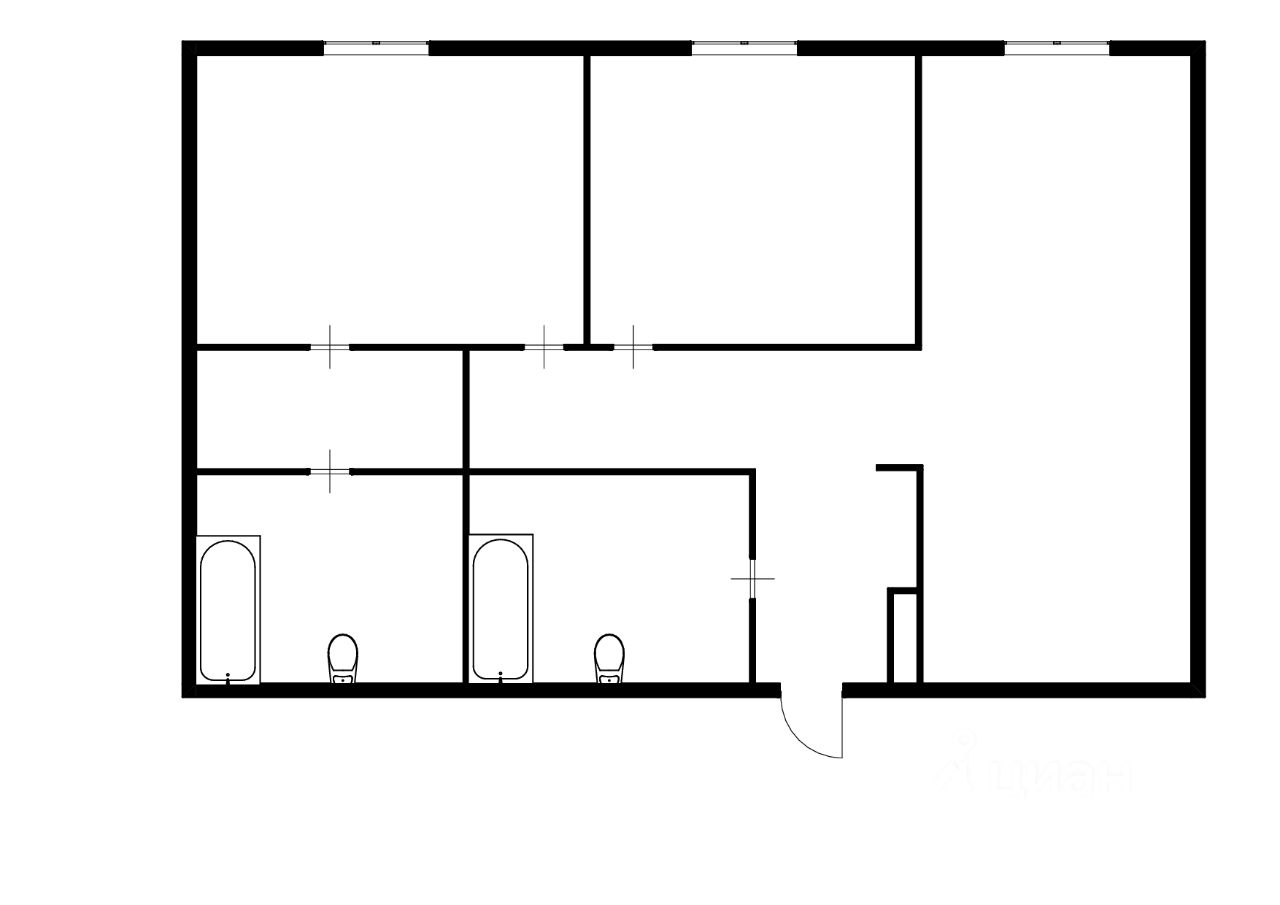 Продажа 3-комн квартиры на вторичном рынке Большая Филевская улица, 4
