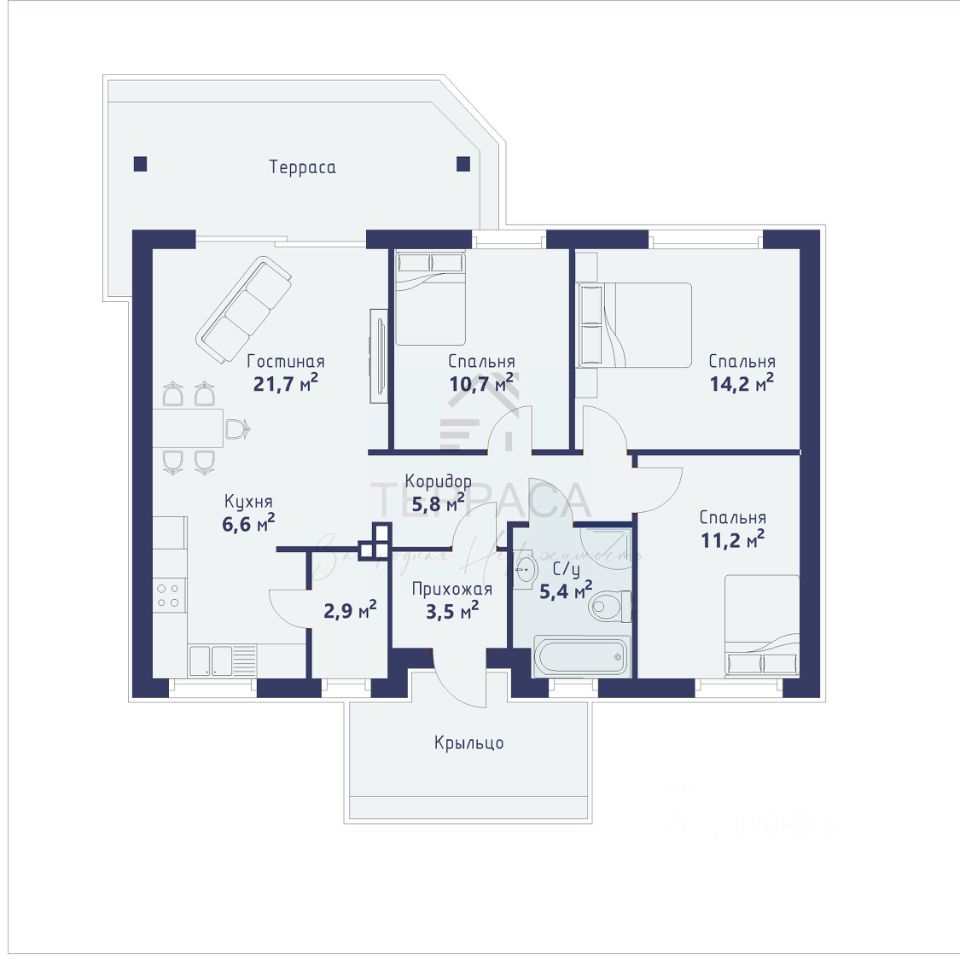 Продажа дома д. Кузнецы, улица Цветочная