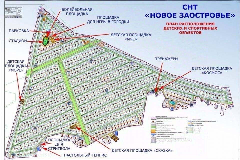 Продажа земли Новое Заостровье СНТ, аллея Южная,  д. 25