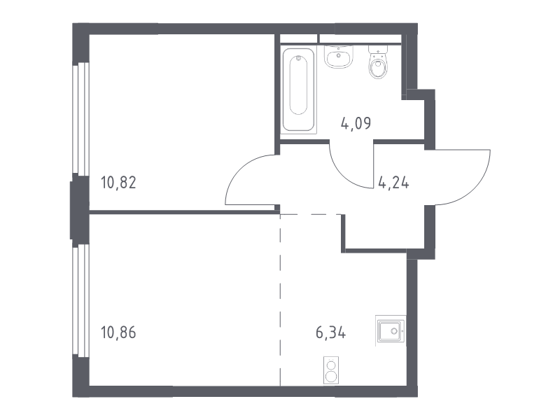 Продажа 1-комн квартиры в новостройке Королёв г., Тихонравова ул.,  к. 1
