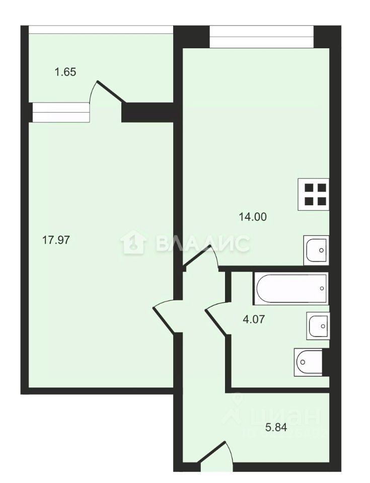Продажа 1-комн квартиры на вторичном рынке улица Среднерогатская, 13к1