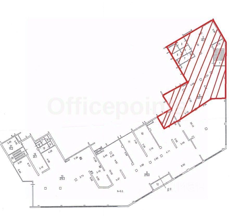 Аренда офиса улица Архитектора Власова,  д. 6