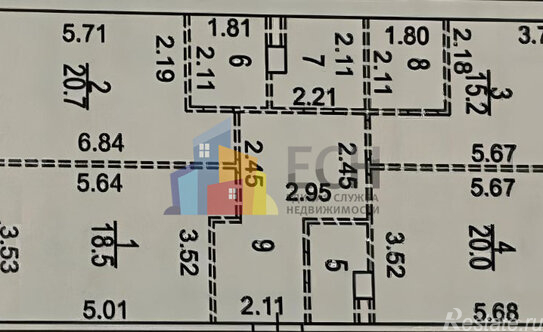 Продажа 4-комн квартиры на вторичном рынке Мосфильмовская улица