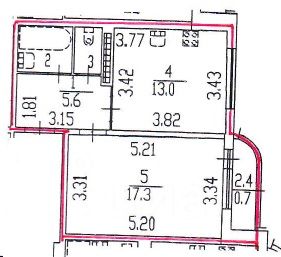 Аренда 1-комн квартиры на вторичном рынке улица Оптиков, 49к2