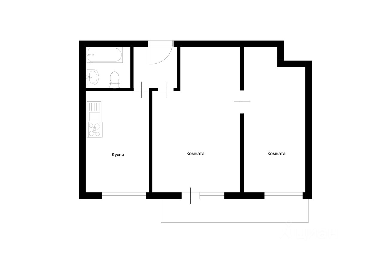 Продажа 2-комн квартиры на вторичном рынке Измайловское шоссе,  д. 17