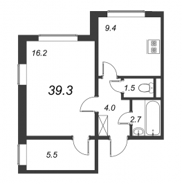 Продажа 1-комн квартиры в новостройке Битца п., Варшавское ш.,  к. 5