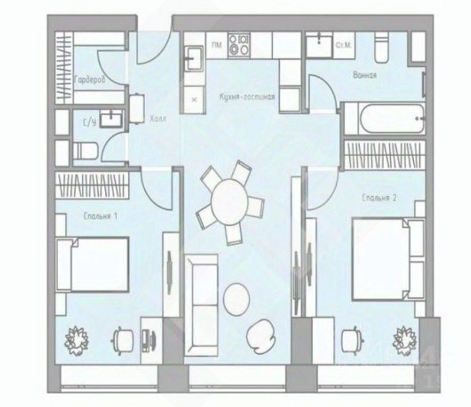 Продажа 2-комн квартиры на вторичном рынке Мичуринский проспект, 56