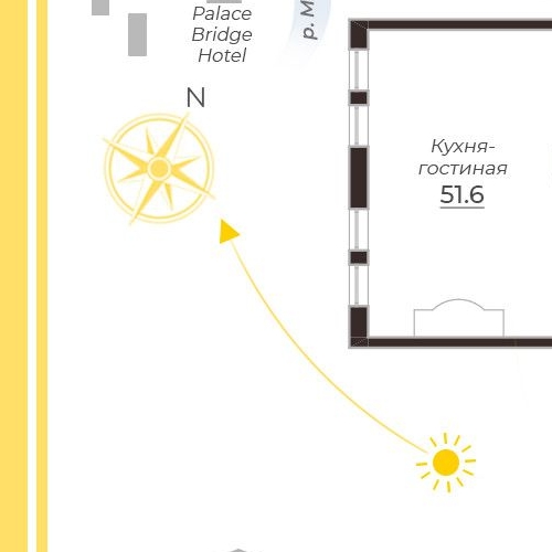 4-комн квартира Волховский переулок, 4