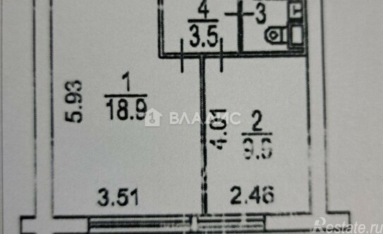 Продажа 1-комн квартиры на вторичном рынке улица Яблочкова,  д. 41Б