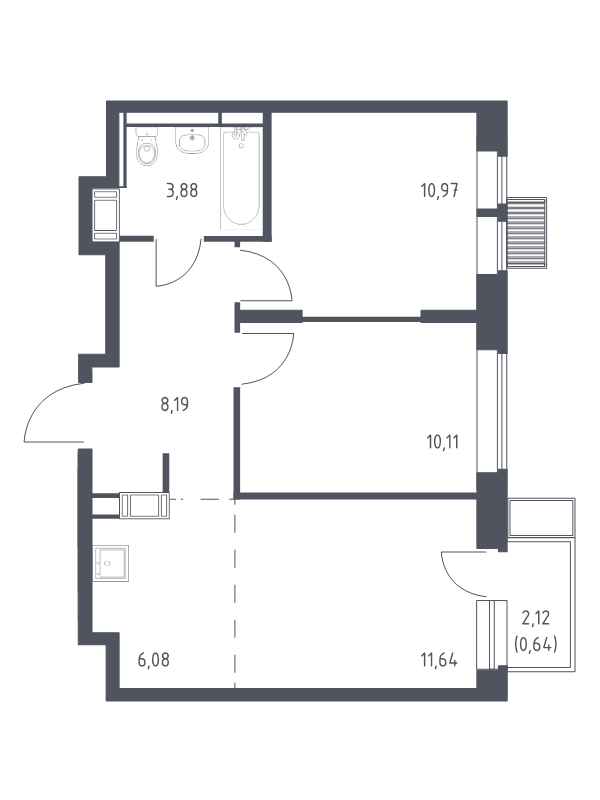 Продажа 2-комн квартиры в новостройке Путилково д., Путилковское ш.,  к. 28