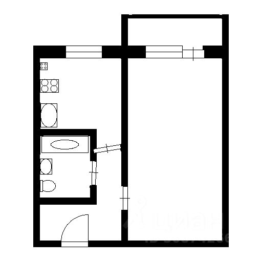 Продажа 1-комн квартиры на вторичном рынке Лобня, улица Чкалова, 11