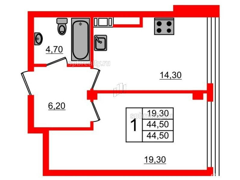 Продажа 1-комн квартиры в новостройке Крапивный переулок, дом 4. лит А,  д. 4