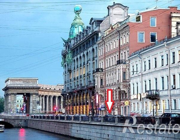 Продажа торгового помещения угол между Виленский пер и Грибоедова Канала наб,  д. 19