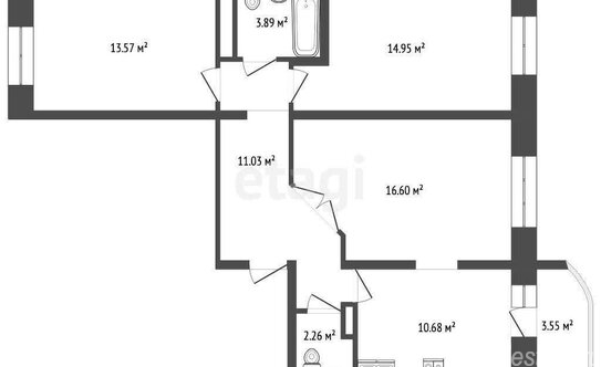 Продажа 3-комн квартиры на вторичном рынке Воскресенск, ул Куйбышева,  д. 47а,  к. 2