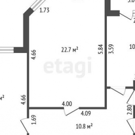 Продажа 2-комн квартиры на вторичном рынке Лабораторный пр-кт,  д. 18,  к. 1