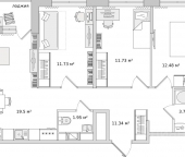 Продать Квартиры в новостройке Плесецкая ул  24 с1 