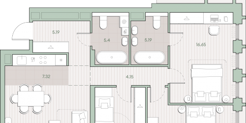 3-комн квартира ул. Ивана Франко, земельный участок 22/1