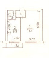 Продажа 1-комн квартиры на вторичном рынке Ковров переулок,  д. 18