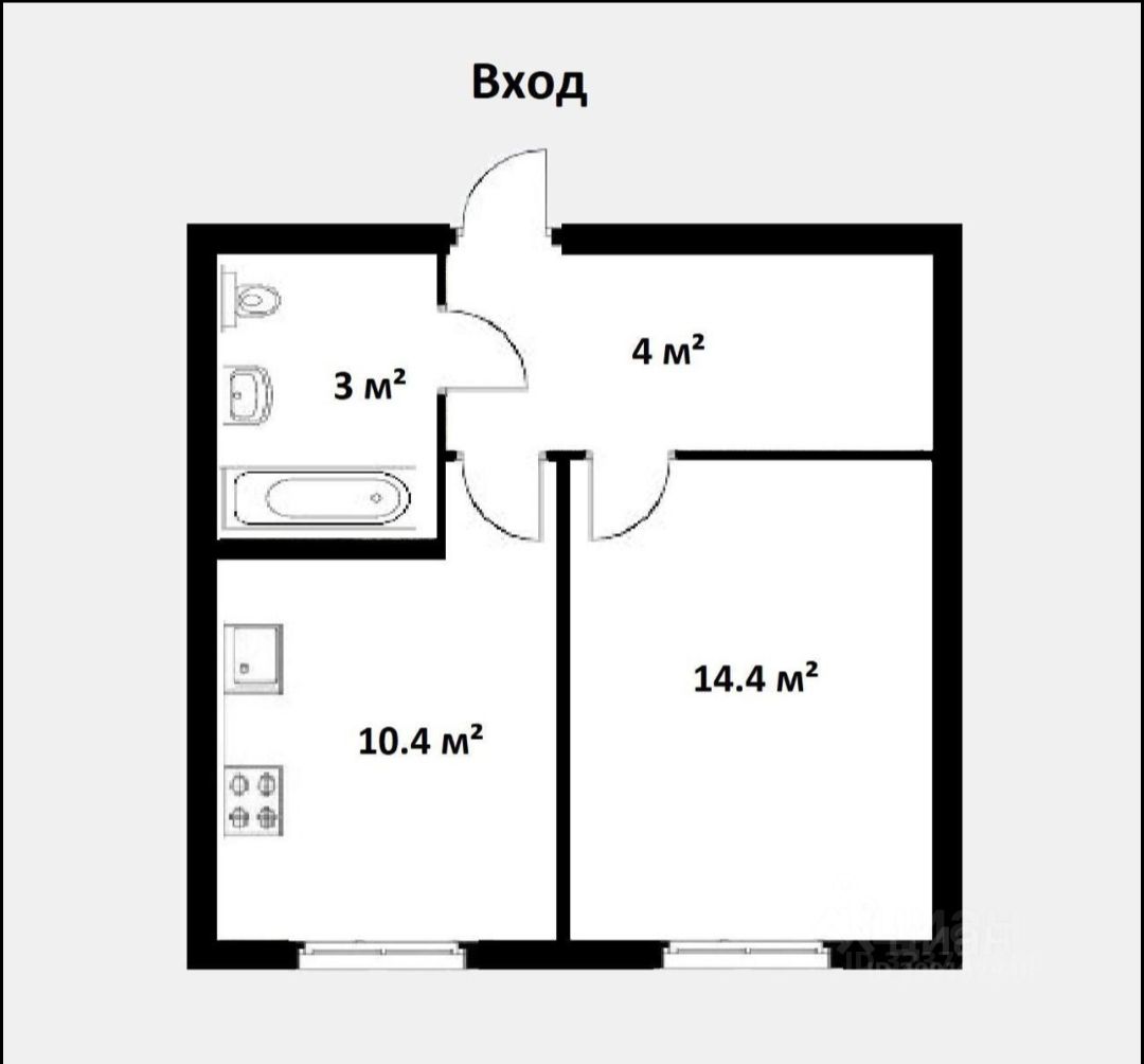 Продажа 1-комн квартиры на вторичном рынке Долгопрудная аллея, 15к4