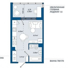 Продажа 1-комн квартиры на вторичном рынке Новоселье, ул Большая Балтийская,  д. 10,  к. 1