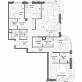 Продажа 4-комн квартиры на вторичном рынке Толмачевский Б. пер,  д. 5 к1