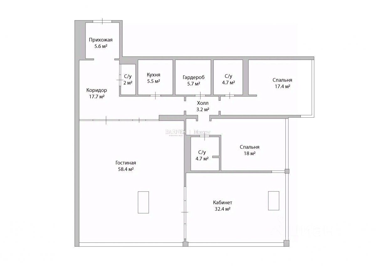 Продажа 4-комн квартиры на вторичном рынке набережная Пресненская, 6с2