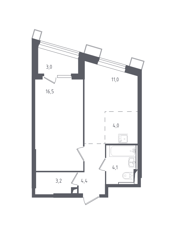 Продажа 1-комн квартиры в новостройке Раздоры д., Мякининское ш.,  к. 20