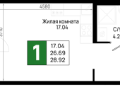 Продать Квартиры в новостройке Новосаратовка д., Первых ул.   5.1