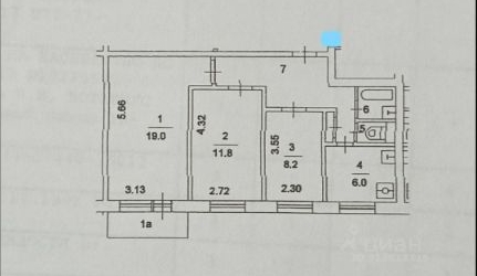 3-комн квартира Снайперская улица, 12