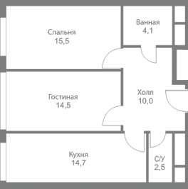 Продажа 2-комн квартиры в новостройке Москва г., Сколковское ш.,  к. 4