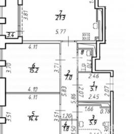 Продажа 2-комн квартиры на вторичном рынке улица Типанова,  д. 22 с1
