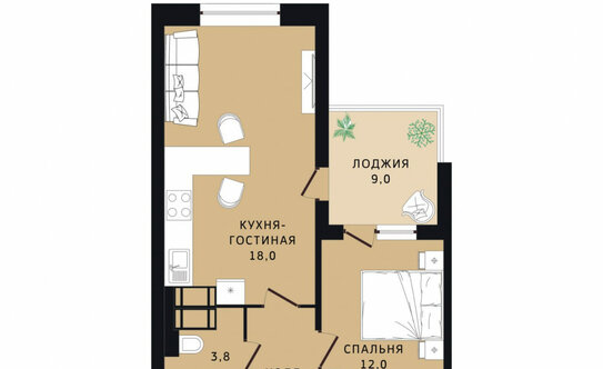 Продажа 1-комн квартиры на вторичном рынке Плесецкая ул,  д. 12