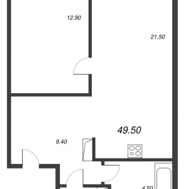 Продажа 1-комн квартиры в новостройке Санкт-Петербург г., Руднева ул.,  к. 1