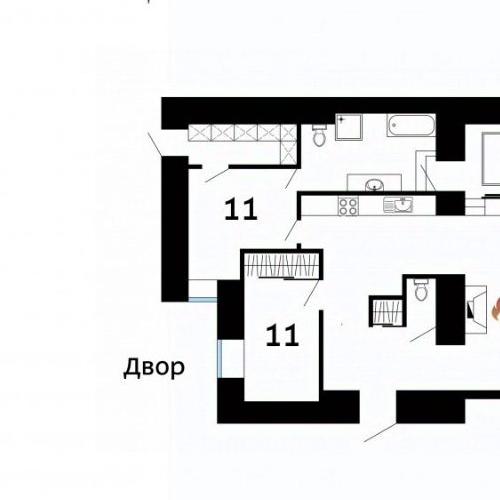 3-комн квартира Гродненский переулок, 3