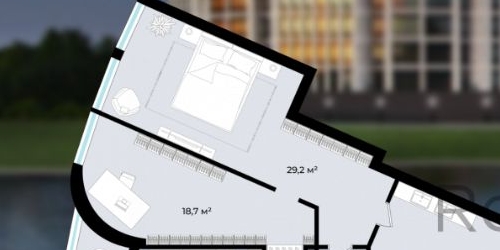 4-комн квартира набережная Мартынова, 74Д