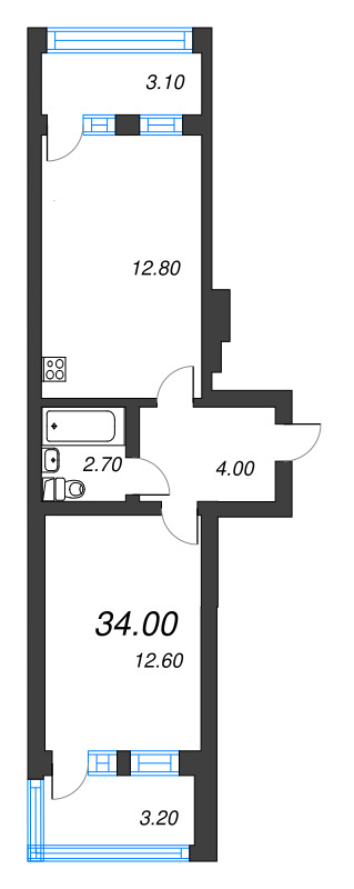 Продажа 1-комн квартиры в новостройке Новое Девяткино д., Энергетиков ул.,  к. 1