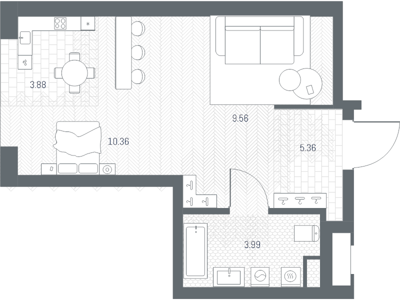 Продажа 2-комн квартиры в новостройке Москва г., Веткина ул.,  к. Башня-А